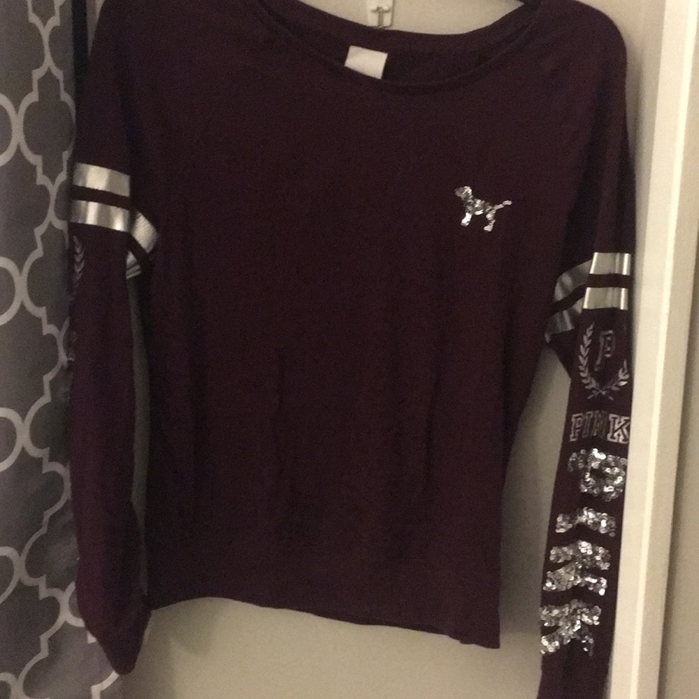 Sequined PINK long sleeve